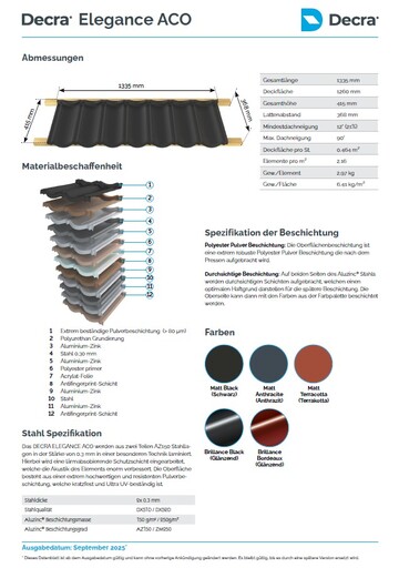 Decra® Elegance Acoustic